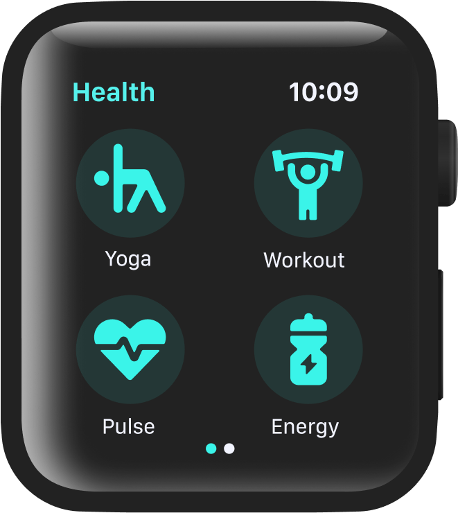 Apple Watch With Icons Showing - Smartphone (1422x960)