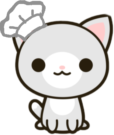 Cat Chef - Cat Kawaii (375x442)