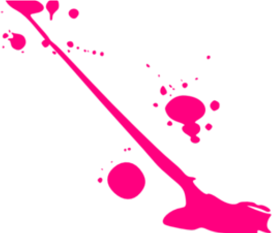 Splatter Clipart Magenta Paint - Pink Paint Splatter Png (640x480)