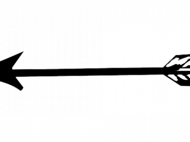Arrow Clipart Single - Tribal Single Arrow Clipart (640x480)