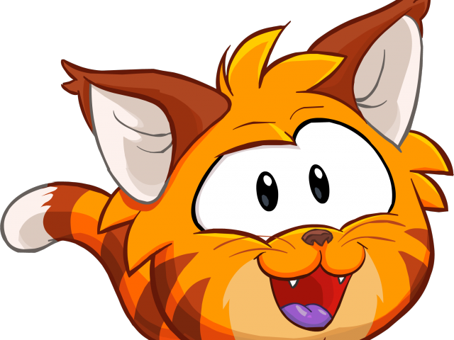 Fur Clipart Tabby Cat - Puffle Png Cat (640x480)