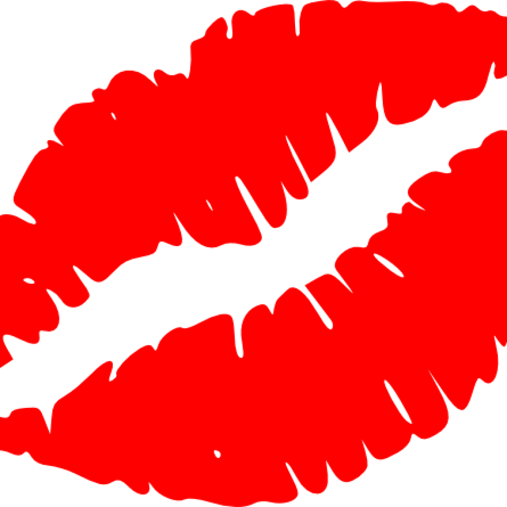 Kissing Lips Clipart Kiss Lips Clipart Red Lip Kiss - Lips Clip Art Png (1024x1024)