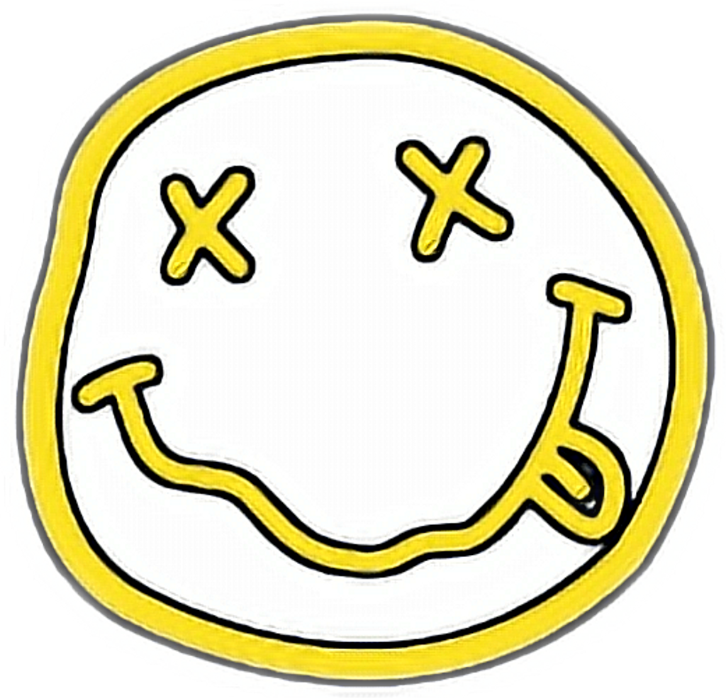 Nirvana Sticker - Png Tumblr Emojis Transparent (1024x985)