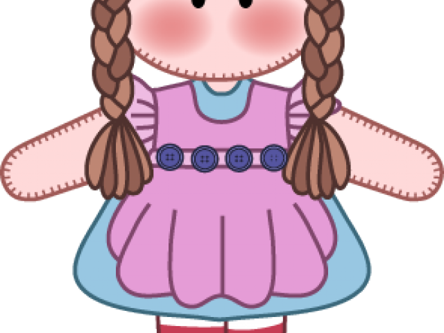 Dall Clipart Beautiful Doll - Clipart Rag Doll Png (640x480)