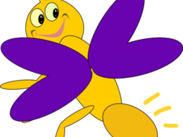 Firefly Clipart Wings - Clipart Bilder Insekten Glühwürmchen (640x480)