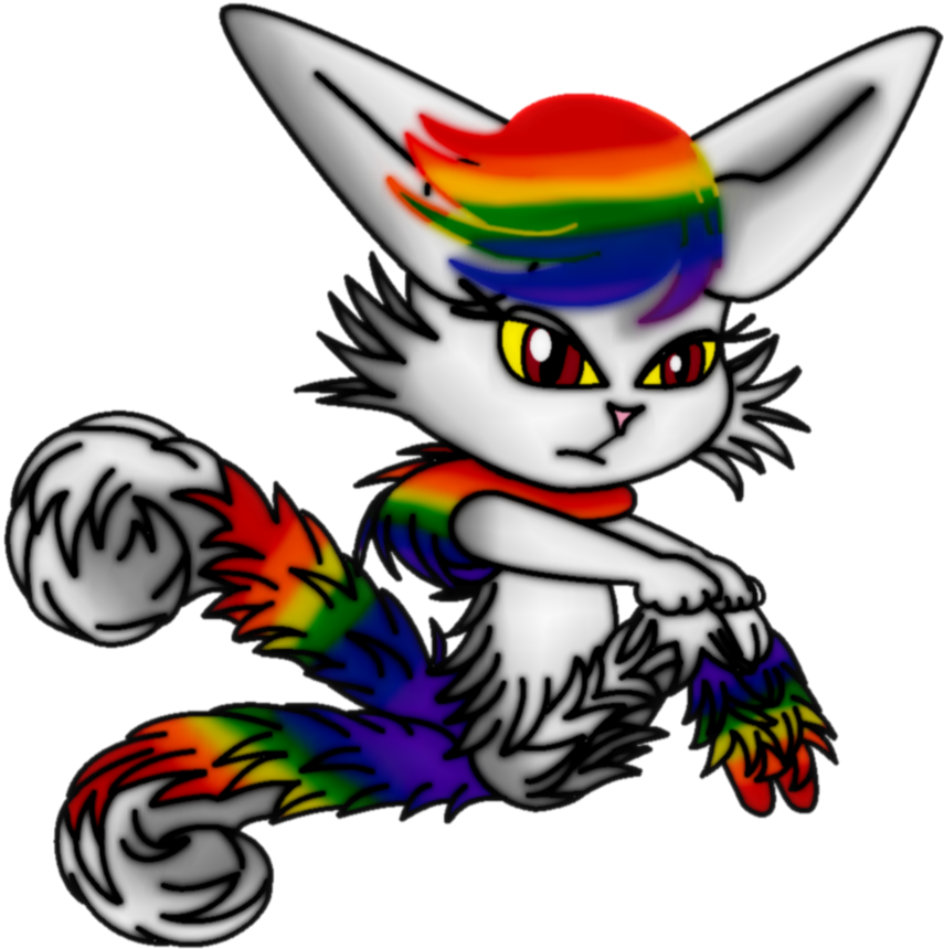 Juni Rainbow-washed By Maccagemdiamond - Cartoon (898x890)
