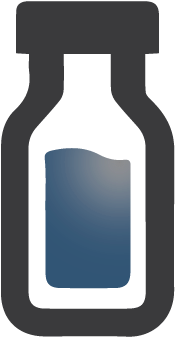 Vials & Accessories - Glass Bottle (413x411)