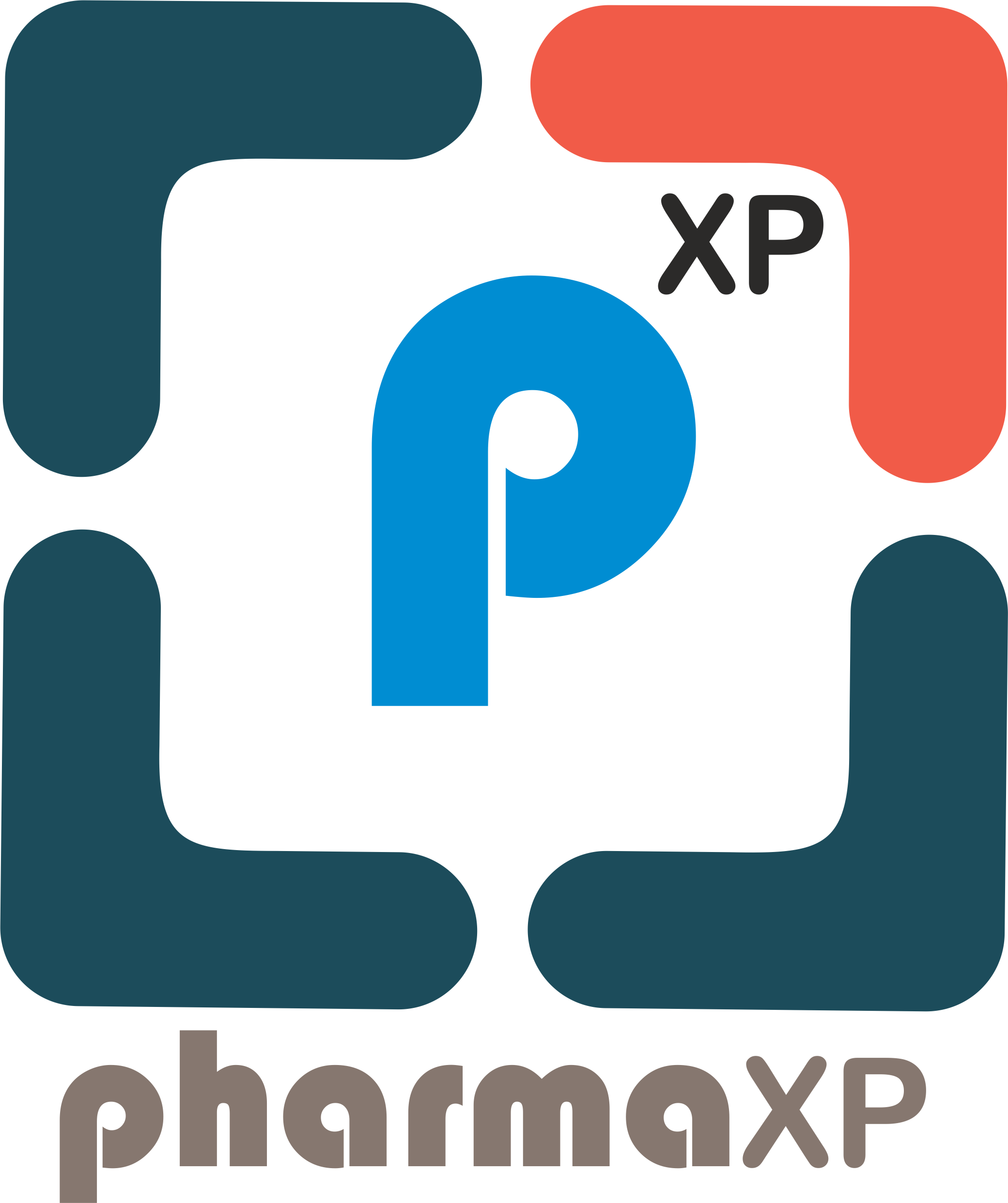 Pharmaxp Social Networking Platform For Pharmaceutical - Graphic Design (2081x2485)