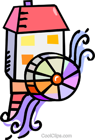 Mill Clipart Transparent - Watermill Clipart (327x480)