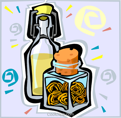 Oil And Spice Royalty Free Vector Clip Art Illustration - Oil And Spice Royalty Free Vector Clip Art Illustration (480x470)