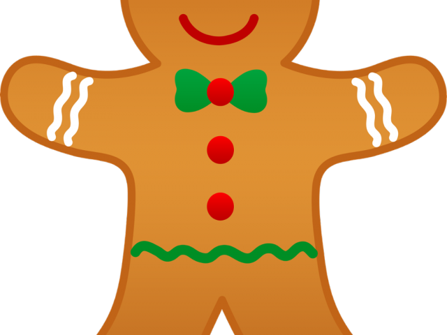 Ginger Clipart Gingerbread Man - Christmas Gingerbread Man Clipart (640x480)