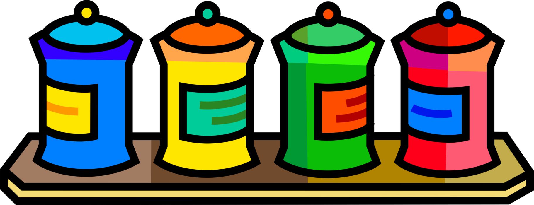 Vector Illustration Of Kitchen Herbs And Spices In - Vector Illustration Of Kitchen Herbs And Spices In (1822x700)