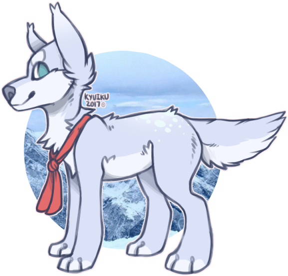 Wolf Chibi ~snow Flurry~ Open By Kyuiku - Cartoon (800x640)