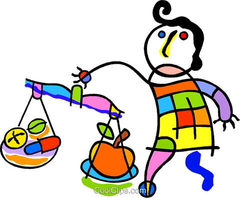 Scale, Balance Royalty Free Vector Clip Art Illustration - Weight Management Ppt (480x396)