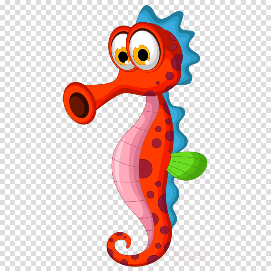 Seahorse Clipart Seahorse Clip Art - Cartoon Sea Animals Clipart (900x900)