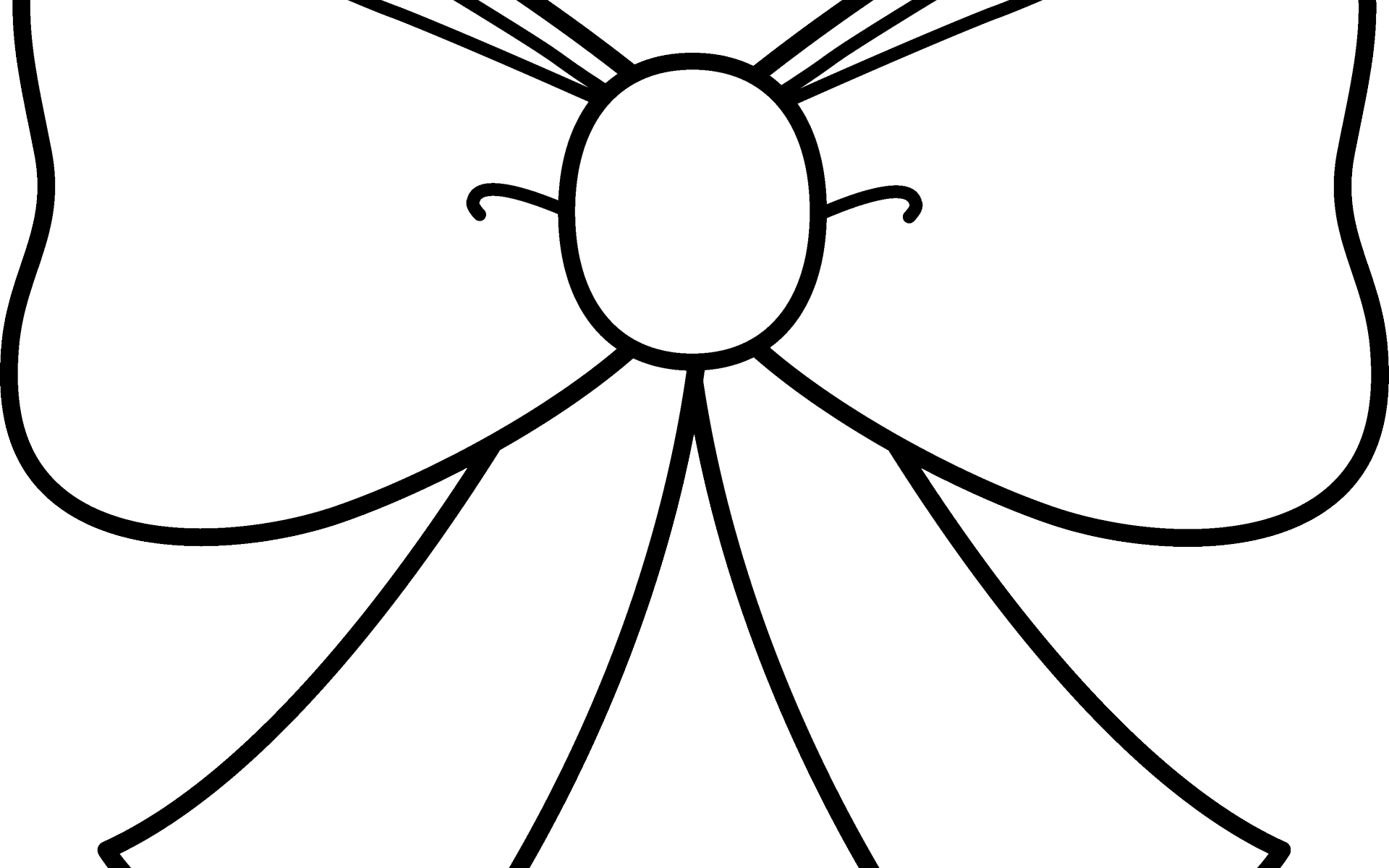Coffin Clipart Pretty - Jojo Bow Coloring Page (1920x1200)