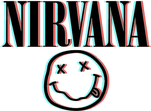 Nirvana Logo Tumblr Wwwpixsharkcom Images Galleries - Nirvana Png (500x373)