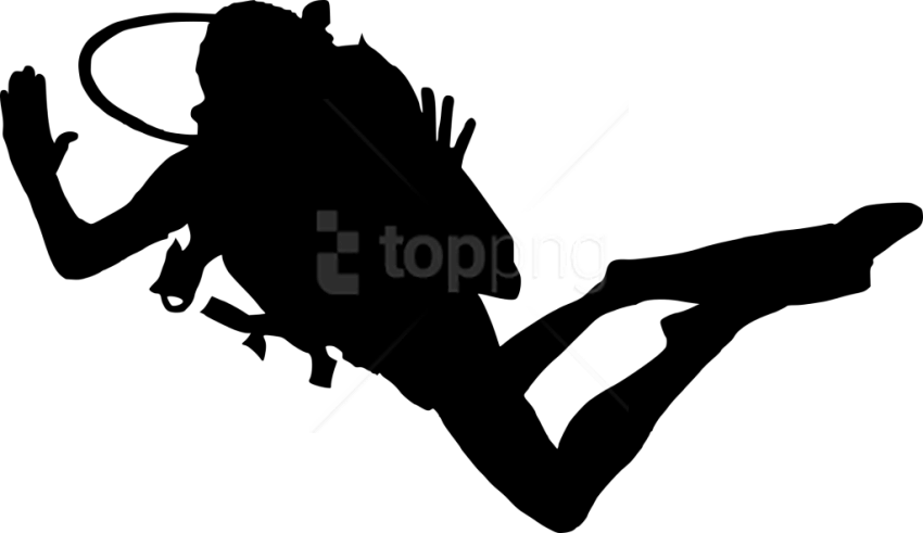 Free Png Scuba Diver Silhouette Png Images Transparent - Transparent Scuba Diver Silhouette Png (850x491)