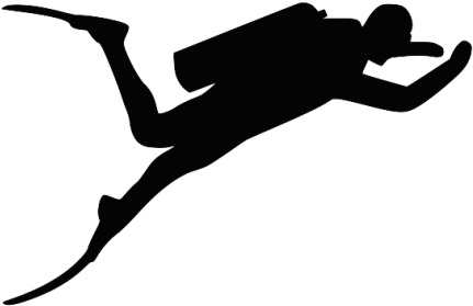 Scuba Diving Juniors Establish Handyman Service - Scuba Diver Silhouettes (475x300)