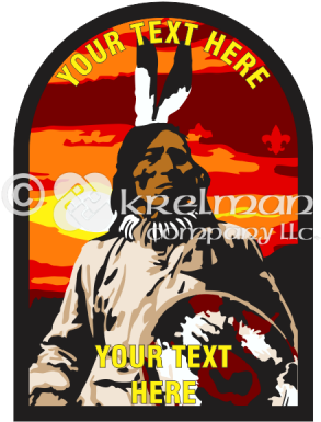 K201 Warrior At Sunset - Poster (400x400)