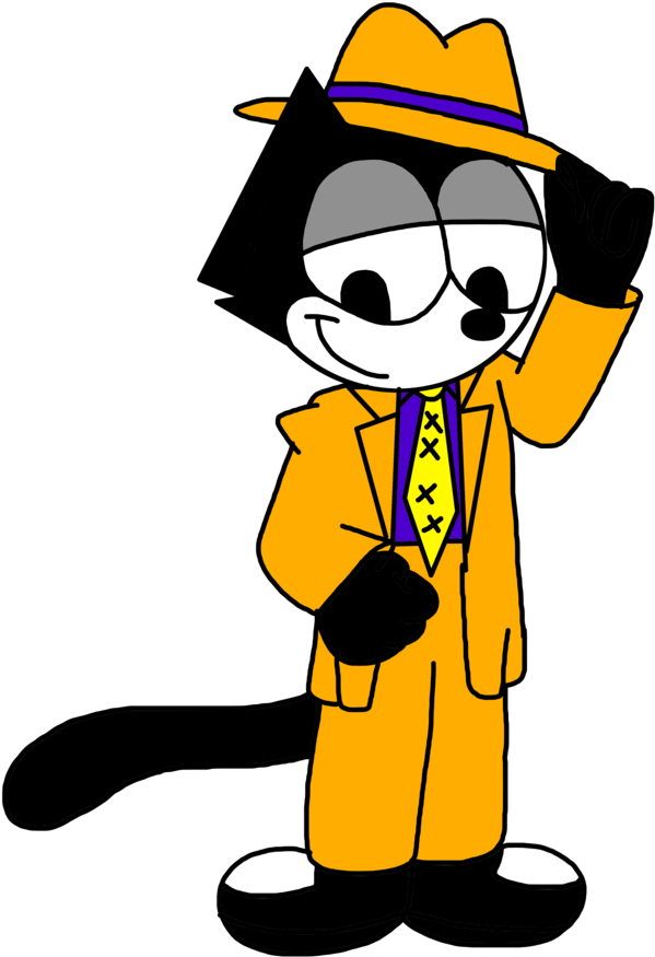 Zoot Suit Cartoon - Felix The Cat Gangster (894x894)