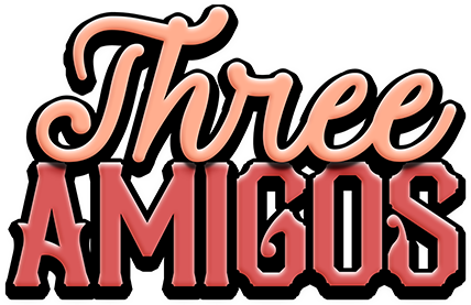 Three Amigos - Calligraphy (500x500)