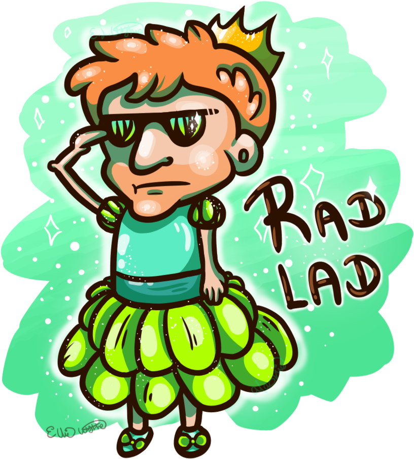 Rad Lad By Autumnal - Cartoon (857x933)