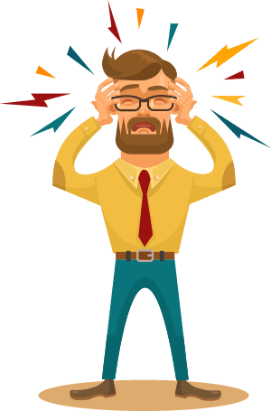 Subconscious Mind Headache - Dor De Cabeça Ilustração (300x455)