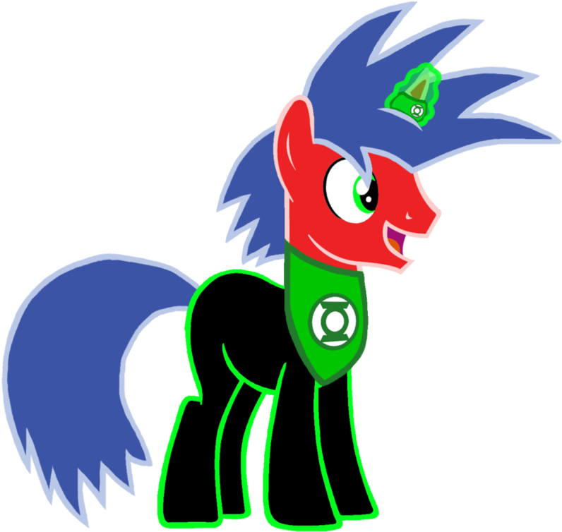 Clip Art Warriano The Green Lantern - Cartoon (894x894)