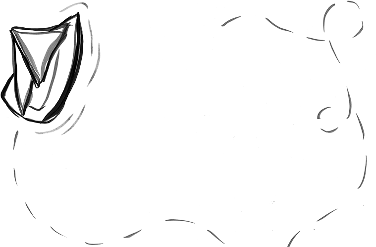 The Dark Side In Face Of Ambiguity - Sketch (828x516)