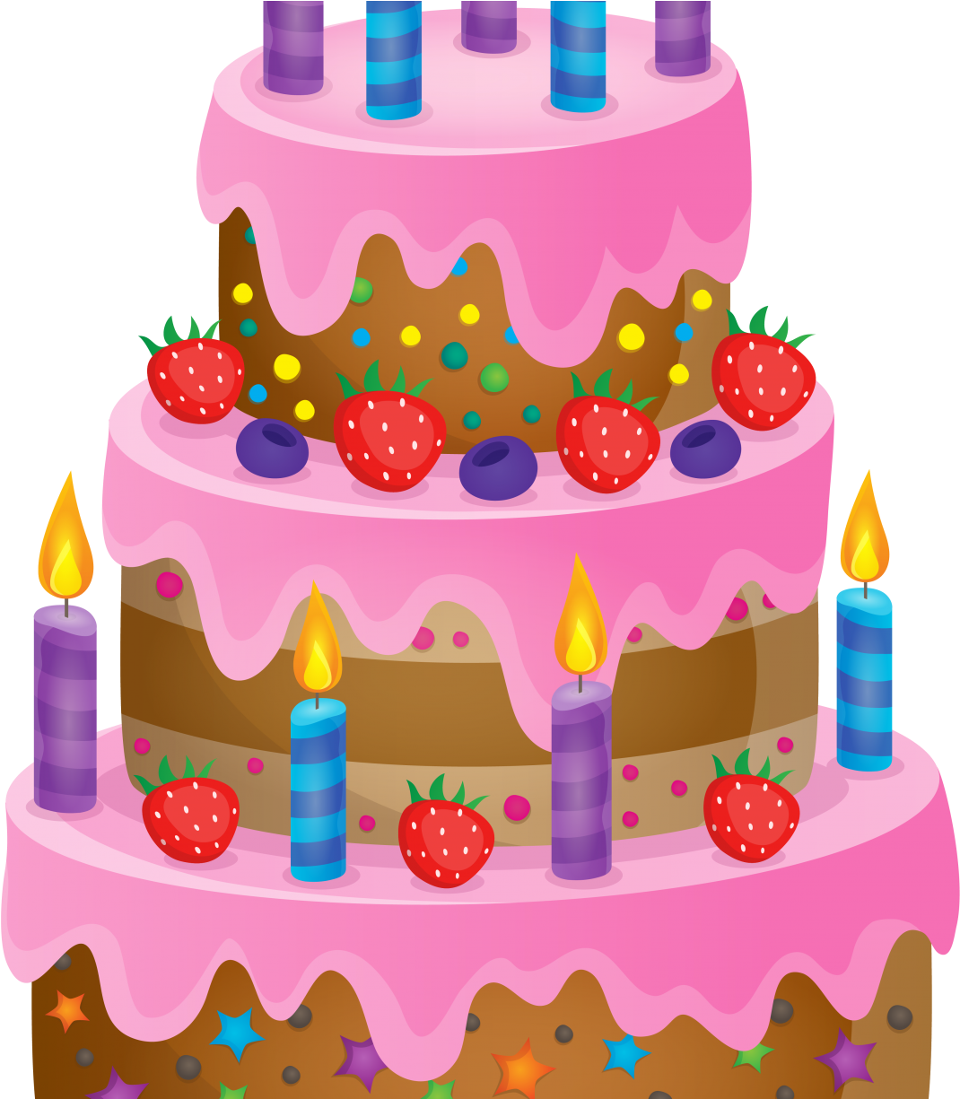 1st Birthday Cake Clipart Free Images Cow Clip Art - Gros Gateau D Anniversaire (1224x1224)