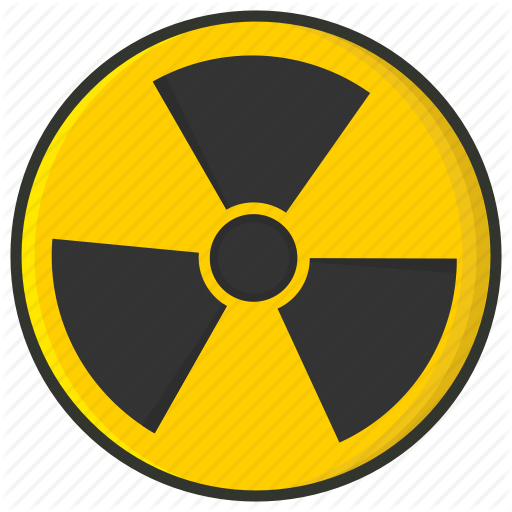 Radiation Symbol Clipart Radiation Radioactive Decay - Nuclear Radiation Symbol Png (512x512)