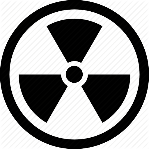 Radiation Symbol Png Clipart Radioactive Decay Radiation - Radioactive Sign (512x512)