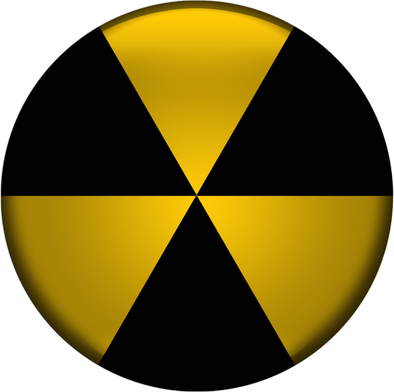 Radioactive Icon Design - Radioactive Circle Png (1280x1276)
