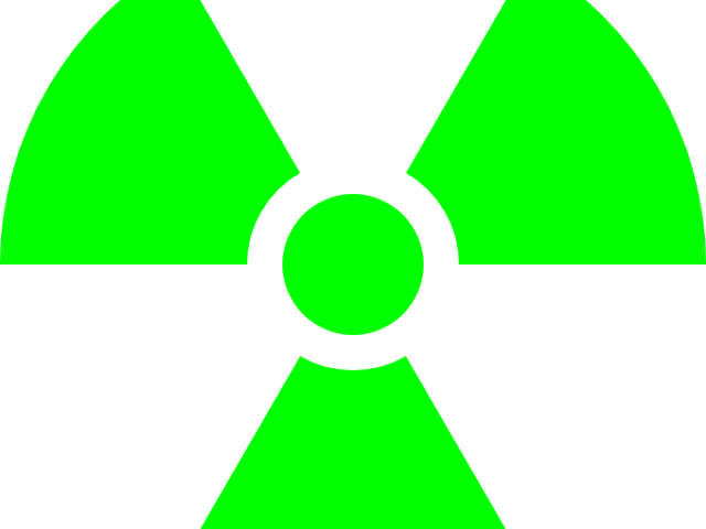 Radiation Clipart Hulk Symbol - Radiation Symbol Yellow Magenta (640x480)