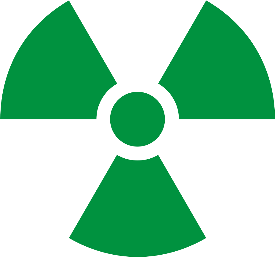 File - Radioactive Green - Svg - Green Radioactive Symbol Png (1094x1024)