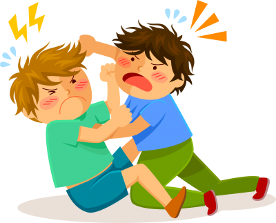 Fight Free Download Transparent - Hitting Clipart (400x323)