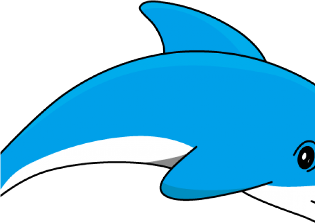 Fish Clipart Transparent Background - Clipart Dolphin (640x480)