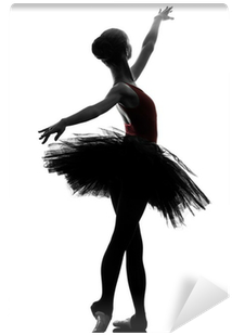 Young Woman Ballerina Ballet Dancer Dancing Silhouette - Dance (400x400)