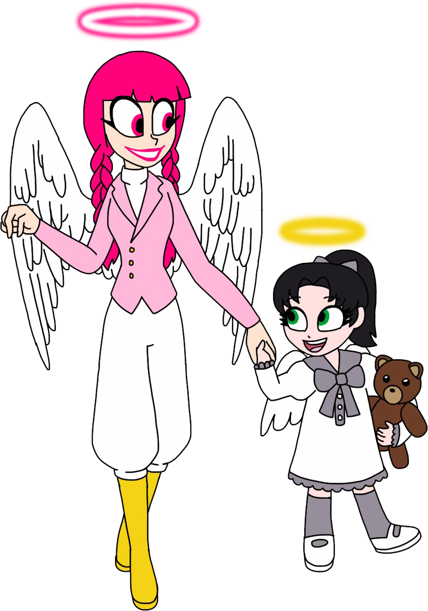 Heaven And Hell Consideration - Cartoon (851x1214)