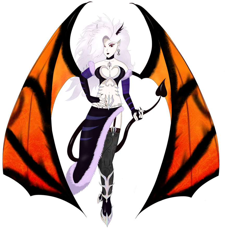 Hell Temptress By Vixnana - Illustration (894x894)