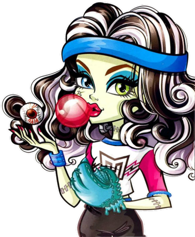 Nuevo Artwork/png De Frankie Stein - Monster High Skultimate Roller Maze Clipart (400x481)