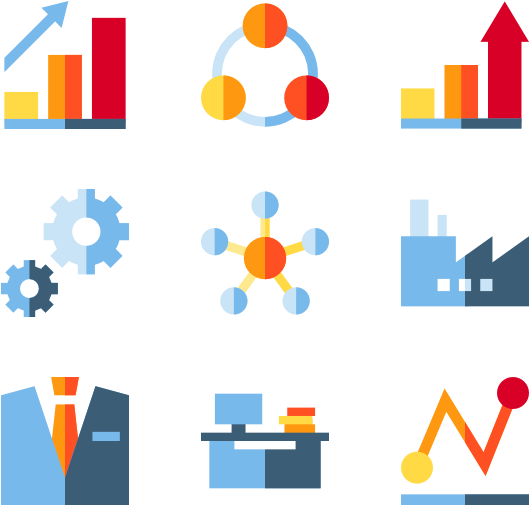 Business Elements - Growth Icon Vector Png (600x564)