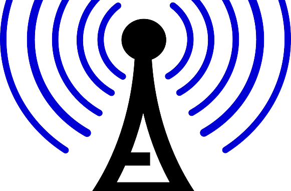 Telecom Tower Market - Radio Waves Png (581x381)