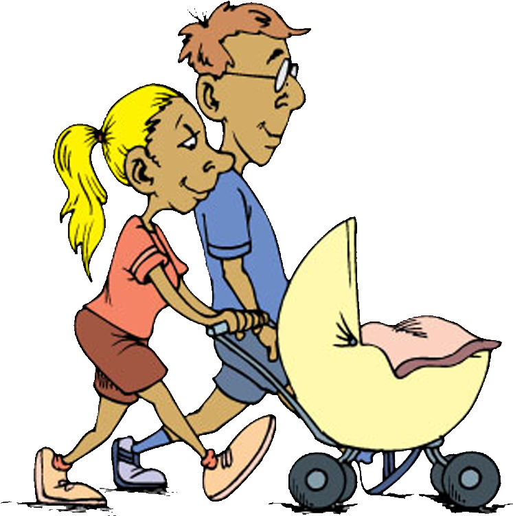 Child Clip Art Ⓒ - Gente Caminando Caricatura (800x800)