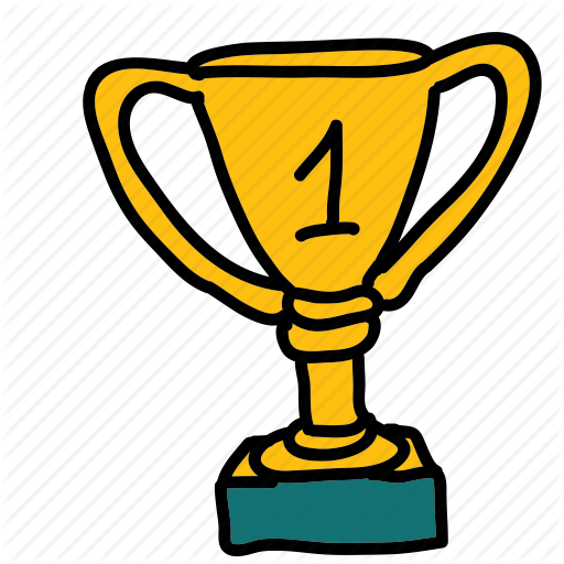 Trophy Clipart Trophy Line Clip Art - 1st Place Cup (512x512)