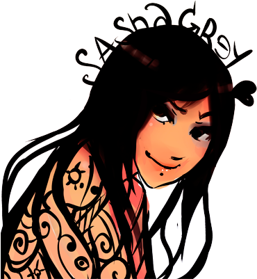 Sasha Grey Clipart - Illustration (382x400)