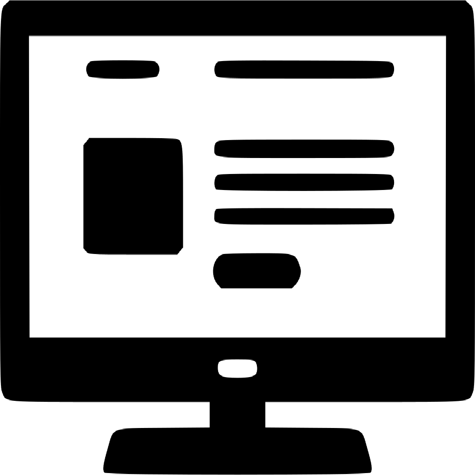 Website And Blog Design/development - System Icon Transparent (980x980)