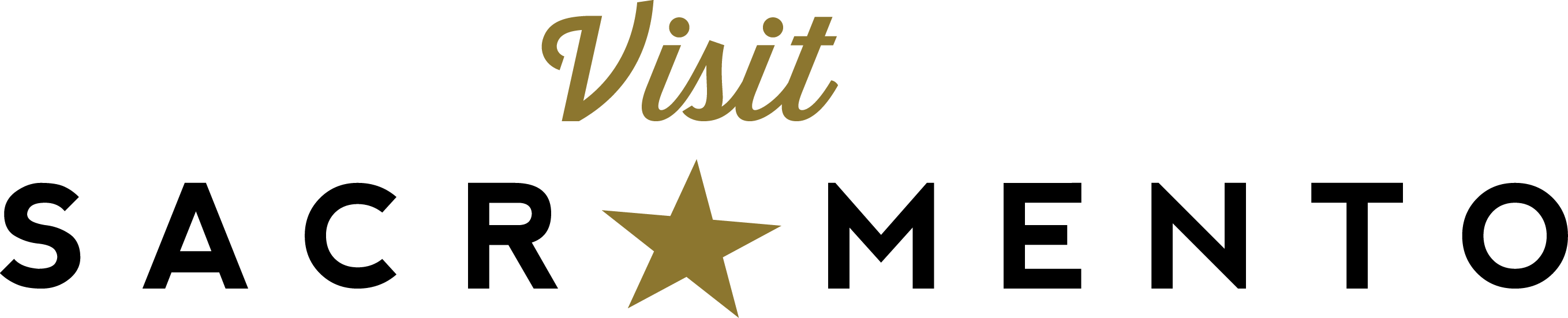 Sacramento Wine Regions - Visit Sacramento Logo (2717x551)