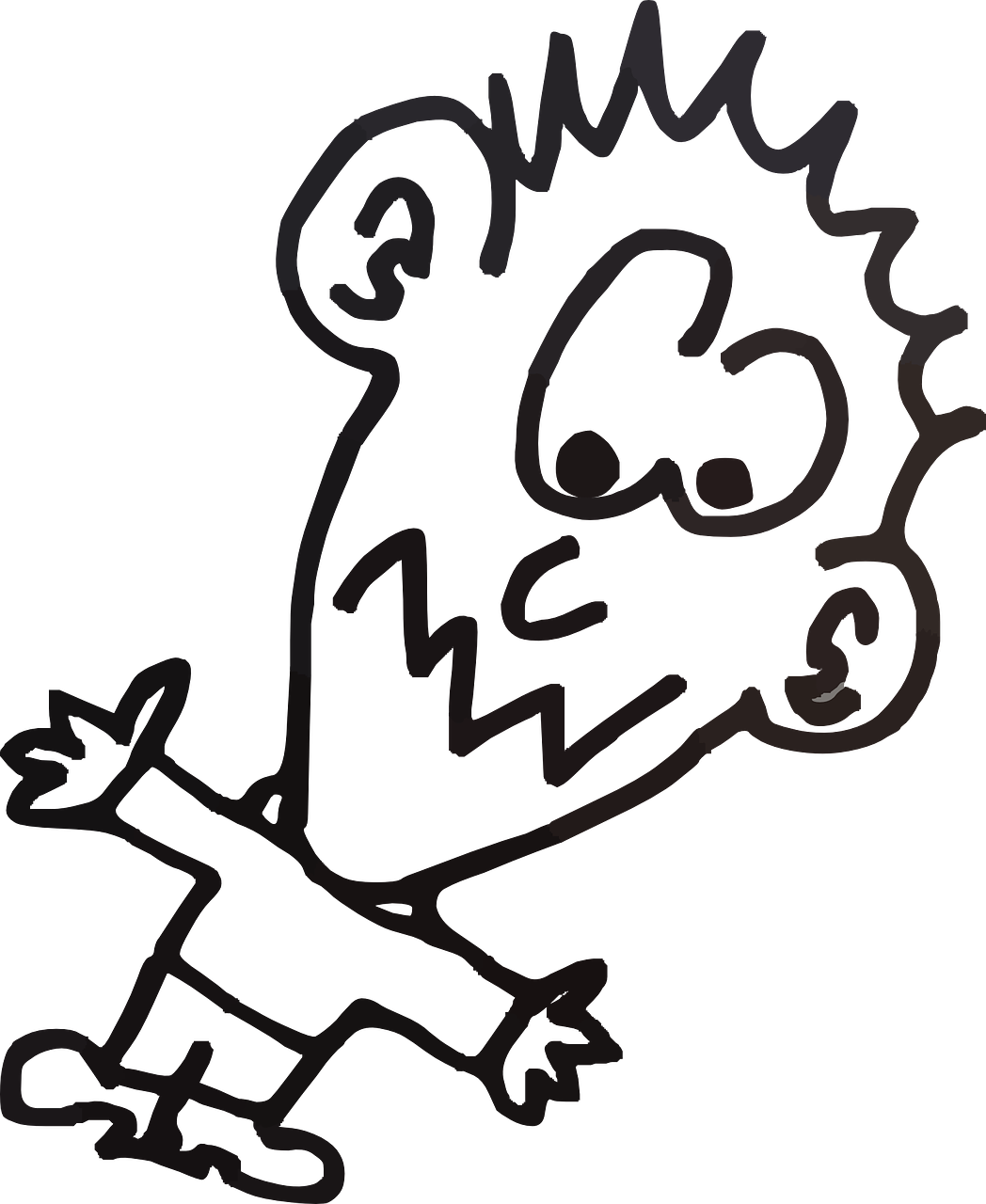 Finals Week - Personne Choqué Png (1048x1280)
